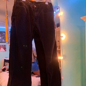 Black corduroy Levi’s